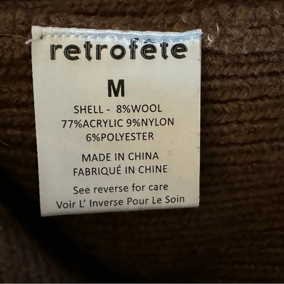 RETROFETE Tala Cognac Dress Size 8 NWT - Picture 5 of 8